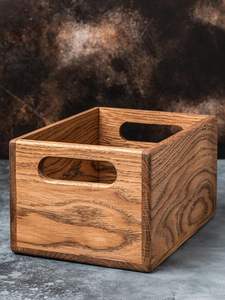 Panier en bois pour salon, panier en bois pour cuisine, panier en bois pour salle de bain, panier en bois pour chambre à coucher, panier en bois pour - Product Image 2