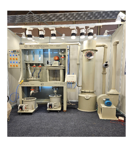 Machine de raffinage d'or 500 grammes, automatique, plaquée zinc, 380V, équipement de purification au nitric et au HCL, redresseur, processeur de métaux - Product Image 1