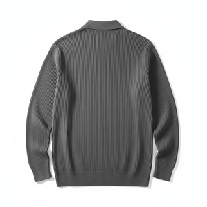 Custom Men's Sweater Casual Half Zipper Pullover Knit for Polo Winter <b>Warm</b> <b>Jumper</b> New Design Manufacturer's Knitted - Product Image 6