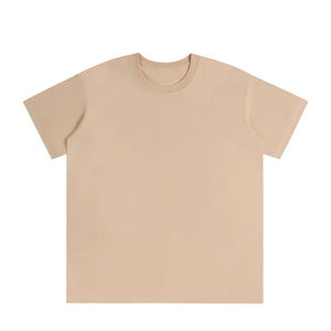 Women's Oversized Cotton Crop <b>Top</b> New Design Boxy T-Shirts Plain Color Summer Apparels - Product Image 3