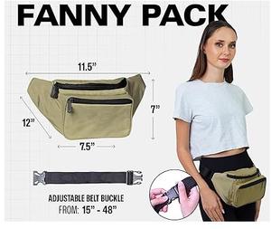 Sac banane de sport à faible MOQ avec compartiment pour téléphone, idéal pour la course et la gym, sac de taille et sac bandoulière pour fitness - Product Image 2