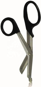 Ciseaux à pansements 7" (18cm) avec manche en plastique orange, ciseaux d'infirmière, ciseaux utilitaires EMT, en vente - Product Image 3