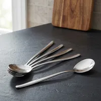 Cuillère en acier inoxydable, couverts modernes pour la salle à manger, la cuisine, l'hôtel, le restaurant et la collection de cadeaux
