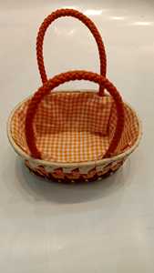 Panier de rangement multifonctionnel élégant en rotin naturel et bambou tressé, écologique, pour la maison, le restaurant, pour les collations, les gâteaux, les fruits - Product Image 3