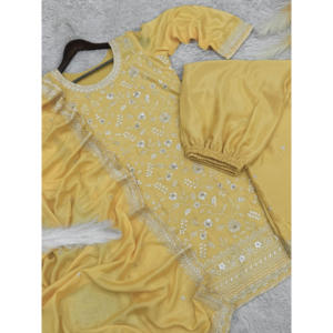 เปิดตัว3 pices พร้อมทำ kurti-plazzo กับ dupatta - Product Image 3
