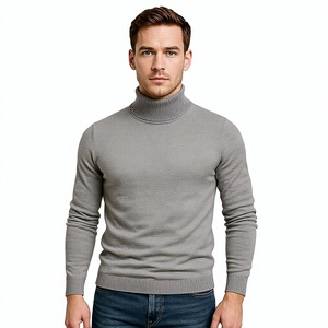 เสื้อสเวตเตอร์คอกลมผู้ชายสั่งทำขายส่ง สำหรับฤดูใบไม้ร่วงและฤดูหนาว ทรงเข้ารูปลำลอง ไซส์ใหญ่ ผ้าไม่ยับ ผลิตในบังกลาเทศ - Product Image 1