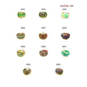 Perles en verre soufflé à la main de haute qualité, style indien, pour la fabrication de bijoux (bagues, bracelets), design unique, prix de vente de Noël - Product Image 1