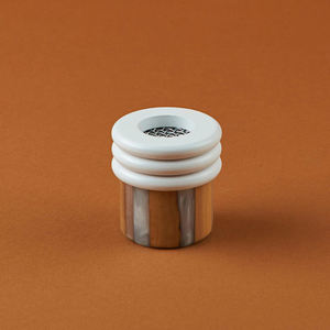 Quemador de Incienso de Madera con Tapa de Malla de Acero Inoxidable, Soporte para Incienso de Aromaterapia, Quemador de Incienso en Cono, Decoración para el Hogar - Product Image 4