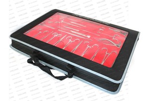 Kit de Instrumentos Quirúrgicos Veterinarios, 28 Piezas, Juego de Herramientas de Cirugía General de Acero Inoxidable para Clínica de Perros y Gatos con Estuche Vaslcare - Product Image 5