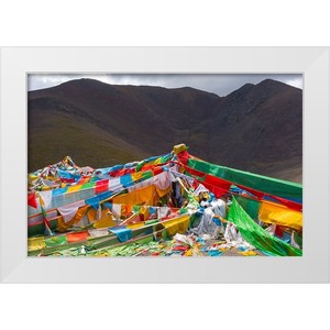 ธงสวดมนต์ทิเบตแท้ งานศิลปะติดผนังไม้สน |   งานฝีมือขายส่ง - Product Image 1