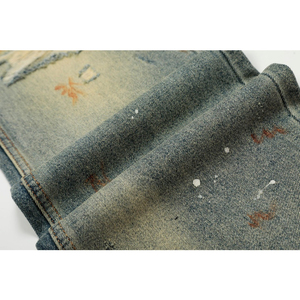 Jean en denim surdimensionné déchiré ultra-doux, respirant, écologique, brodé, pour femme, en tissu de qualité supérieure, séchage rapide - Product Image 5