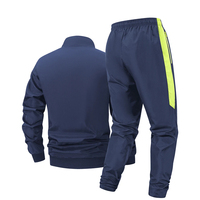 Survêtements coupe-vent pour hommes au design optimal avec logo, survêtement noir pour femmes avec veste zippée