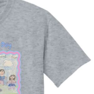 แจ็คแอนด์จิลเสื้อยืดผู้ใหญ่แบบไม่จำกัดเพศแขนสั้นผ้าฝ้ายนุ่มคอกลมดีไซน์กราฟิกสบายๆทุกวันเสื้อที่สวมใส่สบาย - Product Image 3