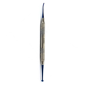Pulidor de amalgama dental tipo cola de castor con puntas azules y mango hueco, instrumento de restauración de acero inoxidable para composite - Product Image 5