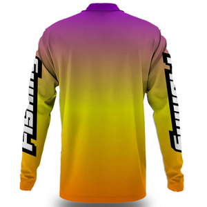 Camiseta de pesca personalizada de manga larga, sublimación, secado rápido, ropa de pesca para hombre, camisetas de pesca de manga larga de alta calidad. - Product Image 2