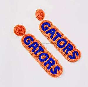 ต่างหูห้อยประดับลูกปัดหลากสีลายดอกไม้สไตล์โบฮีเมียนทำมือ ขนาดสั่งทำได้ ของขวัญสำหรับทุกเพศ คอลเลคชั่น - Product Image 6