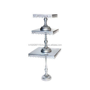 Soporte de aluminio para pasteles con un diseño intrincado adecuado para servir Delicias durante festivales y funciones religiosas - Product Image 6