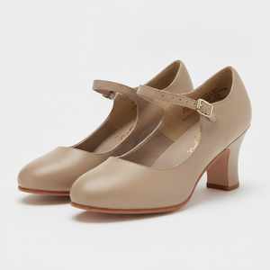 Chaussures de danse latine et de salon en cuir pour femmes et filles, style professeur, montantes à la cheville, en stock UE et États-Unis, faible MOQ, OEM - Product Image 5