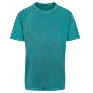 T-shirt décontracté streetwear 100 % coton coupe oversize à épaules tombantes, style vintage, pour homme, délavé à l'acide, idéal pour l'été, vente en gros - Product Image 6