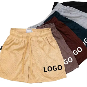 Summer Casual Drawstring Shorts for Men Custom Sublimation Fitness Breathable <b>Mesh</b> Shorts - Product Image 1