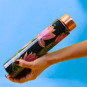 Enamel Printed <b>Copper</b> <b>Water</b> <b>Bottle</b> Drinking Leak-Proof Enamel Coat High Thermal Insulation Yoga Accessory <b>Bottle</b> - Product Image 6
