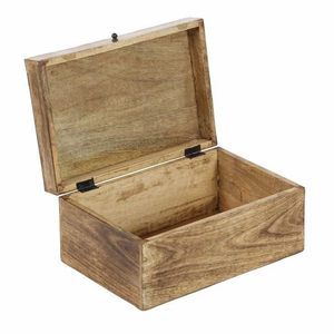 Mejor Oferta para Caja de Almacenamiento de Madera Artesanal, Madera Natural de Mango y Acacia, Caja de Recuerdos Multiusos para Almacenamiento en la Cocina - Product Image 6