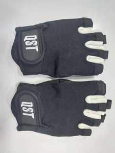 Gants de musculation respirants et légers en polyester à demi-doigts avec lacets pour le cyclisme et les sports de plein air - Product Image 2