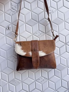 Bolso de piel de vaca de estilo único, bandolera, bandolera elegante, superventas, bandolera occidental para mujer - Product Image 4