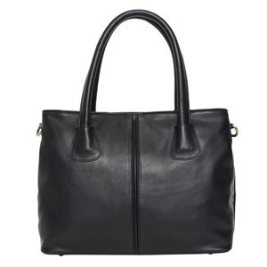 Bolso de hombro bohemio de piel de vaca de alta calidad para mujer superventas cuero de vaca genuino oculto llevar borla flor - Product Image 2