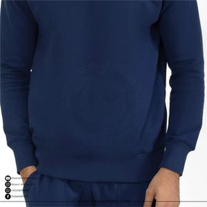 Sweat-shirt personnalisé avec broderie de logo, 100% coton, molleton épais, pull d'hiver unisexe, haute qualité, vente en gros, OEM, vêtement tendance - Product Image 3