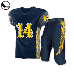 Maillot de football américain personnalisé pour adultes et jeunes, vierge, pour entraînement, avec impression par sublimation, vente en gros, économique, style uniforme - Product Image 1