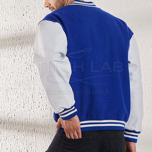 Chaqueta Letterman de Nuevo Estilo, Chaqueta Letterman de Tela de Algodón, Chaqueta Letterman con Acabado Liso, Ropa Casual - Product Image 4