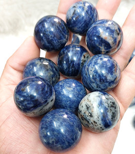 Esferas de Sodalita Azul Pulido, Bolas de Piedra Natural, Decoración de Cristal, Artículo Coleccionable, Regalo, Calidad Premium, Suministro al por Mayor, Precio de Fábrica - Product Image 1