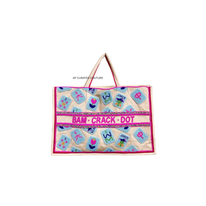 Bolsos de Lona con Cuentas de Mahjong, Diseños Personalizados, Hechos a Mano, Última Moda, Gran Capacidad, Multifuncionales - Product Image 2