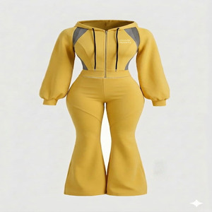 ชุดวอร์มผู้หญิงคุณภาพสูง Clovix Sports ชุดจ็อกเกอร์สวมใส่สบาย สไตล์ลำลอง ผลิตจำนวนมาก - Product Image 3