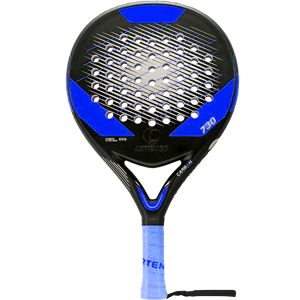 Raqueta de Pádel Fit Fashion PR 1 Perforada de Fibra de Carbono 12k, 28*26.5cm, 350g, Espuma Eva, Negra y Amarilla, para Entrenamiento y Partidos - Product Image 4