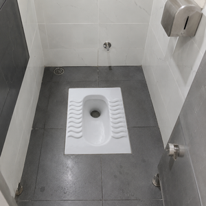 Traditional Indian Squatting <b>Pan</b> Rectangle Twin <b>Pan</b> Toilet Smooth Surface Apartment Hotel Hospital Villa Bathroom Floor Mounted - Product Image 6