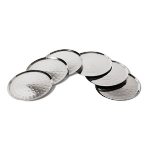 Stainless Steel <b>Coaster</b> Holder Set | Modern Metal <b>Coasters</b> Wholesale India - Product Image 3