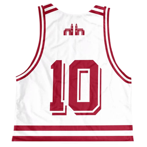 Nouveaux maillots de basket-ball réversibles sublimés sur mesure OEM, design personnalisé, haute qualité, respirants, en spandex/polyester, uniformes personnalisés - Product Image 4