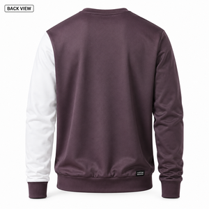 Sweat-shirts d'hiver personnalisés pour hommes, style streetwear, en polaire, mélange polyester/coton, écologiques, respirants, color block, coupe classique - Product Image 2