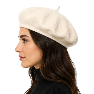 Stylish Wool <b>Beret</b> Hat For Men And Women Soft Felt Winter Fashion Headwear Comfortable Daily Wear Outdoor Lifestyle - Product Image 6