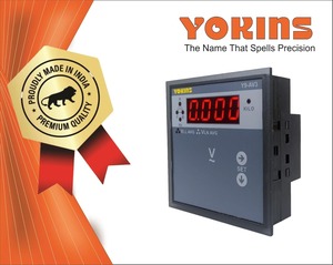 Voltímetro Digital Trifásico Yokins Y9-AV3 True RMS de 4 Dígitos, CA 15-600V, Frecuencia Seleccionable PT, Pantalla de Aluminio 96x96mm - Product Image 3