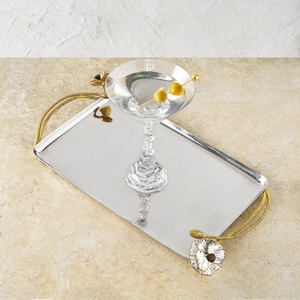 Plateau à collation, plateau ginkgo, plateau de service pour le thé, plateau ginkgo, plateau de service pour le café, plateau ginkgo, cadeau de luxe, plateau ginkgo premium - Product Image 2