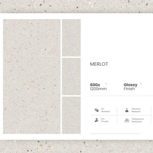 Carreaux de porcelaine brillants de qualité export, format 600x1200, grand format, pour sols et murs, pour maisons modernes, bureaux et intérieurs commerciaux. - Product Image 1