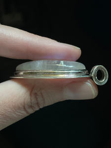 Collar de plata de ley sólida 925-Colgante de piedras preciosas hecho a mano-Colgante con cadena-Joyería de plata para mujer - Product Image 2