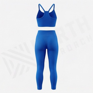 Ropa Deportiva Antibacteriana para Mujer, Conjunto de Yoga, Logotipo Personalizado, Ropa de Gimnasio, Ropa Deportiva Activa, Prendas de Ejercicio - Product Image 2