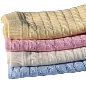 Unisex Solid Geometric Cashmere <b>Pashmina</b> Blanket Soft Warm Newborn Bed Cover Plain Rib Knitted Cable Home Travel Scarf <b>Shawl</b> - Product Image 6