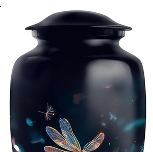 Urnas decorativas de latón para adultos, urnas hechas a mano para entierro de hombres y mujeres, urnas funerarias de alta calidad - Product Image 5