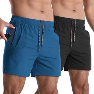 Shorts de sport pour hommes de haute qualité personnalisés, en nylon monocouche, cargo, à séchage rapide, pour le tennis et l'entraînement - Product Image 1