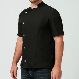 Chaqueta de Cocina Personalizada para Chef, Uniforme de Manga Corta para Chef, Uniforme de Restaurante, Ropa de Cocina - Product Image 2